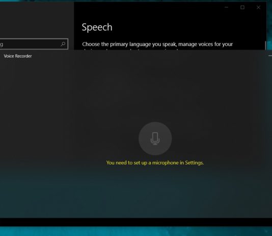 Windows 10 microphone