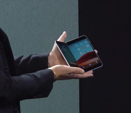 Surface Duo Android device