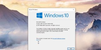 Windows 10 v1909