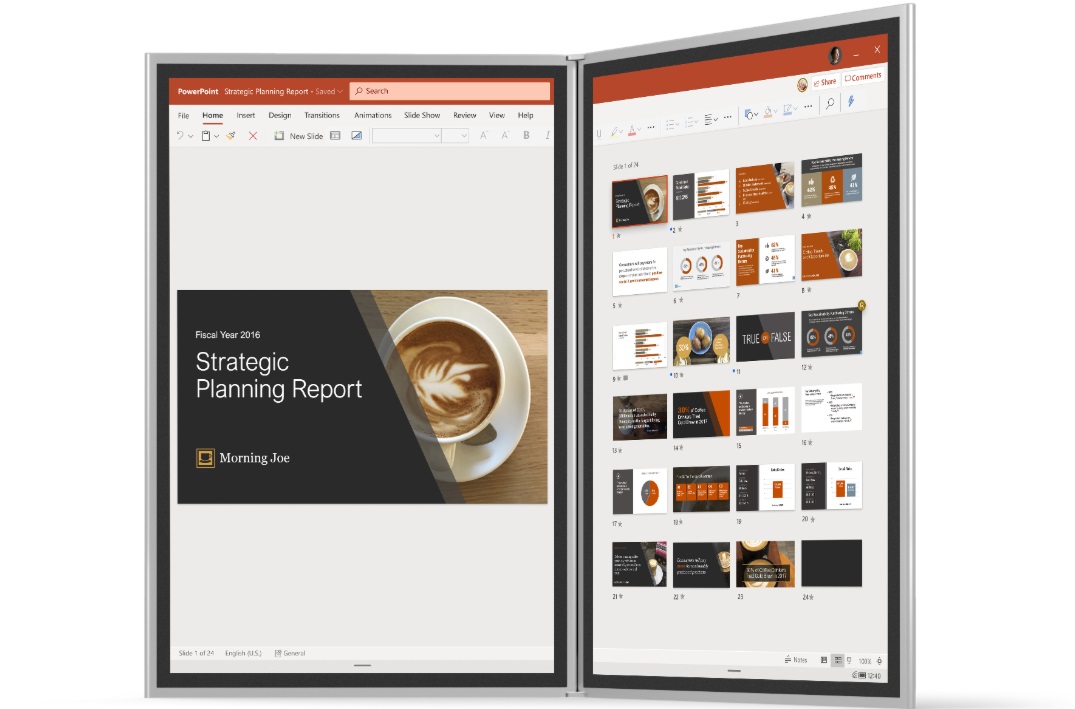 Windows 10X PowerPoint