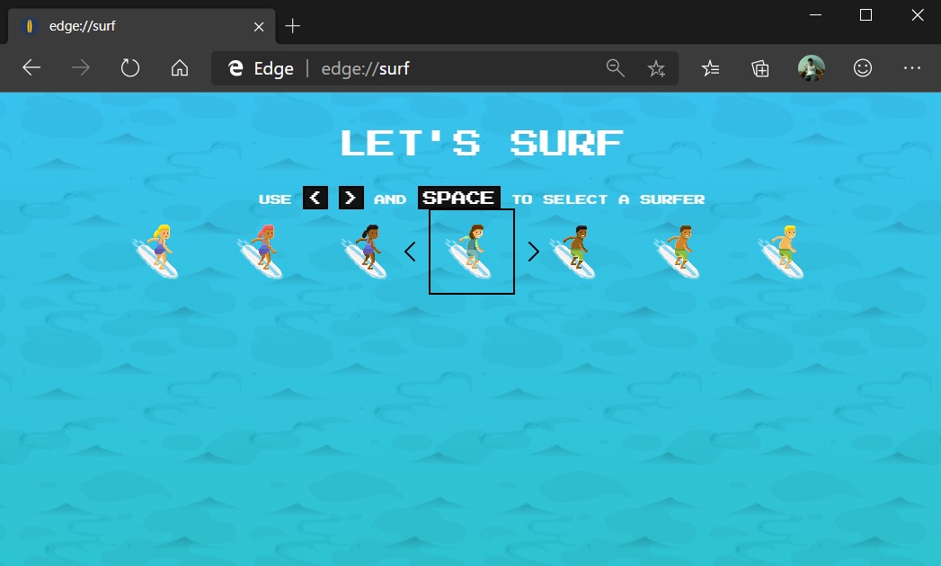 Edge Surf game