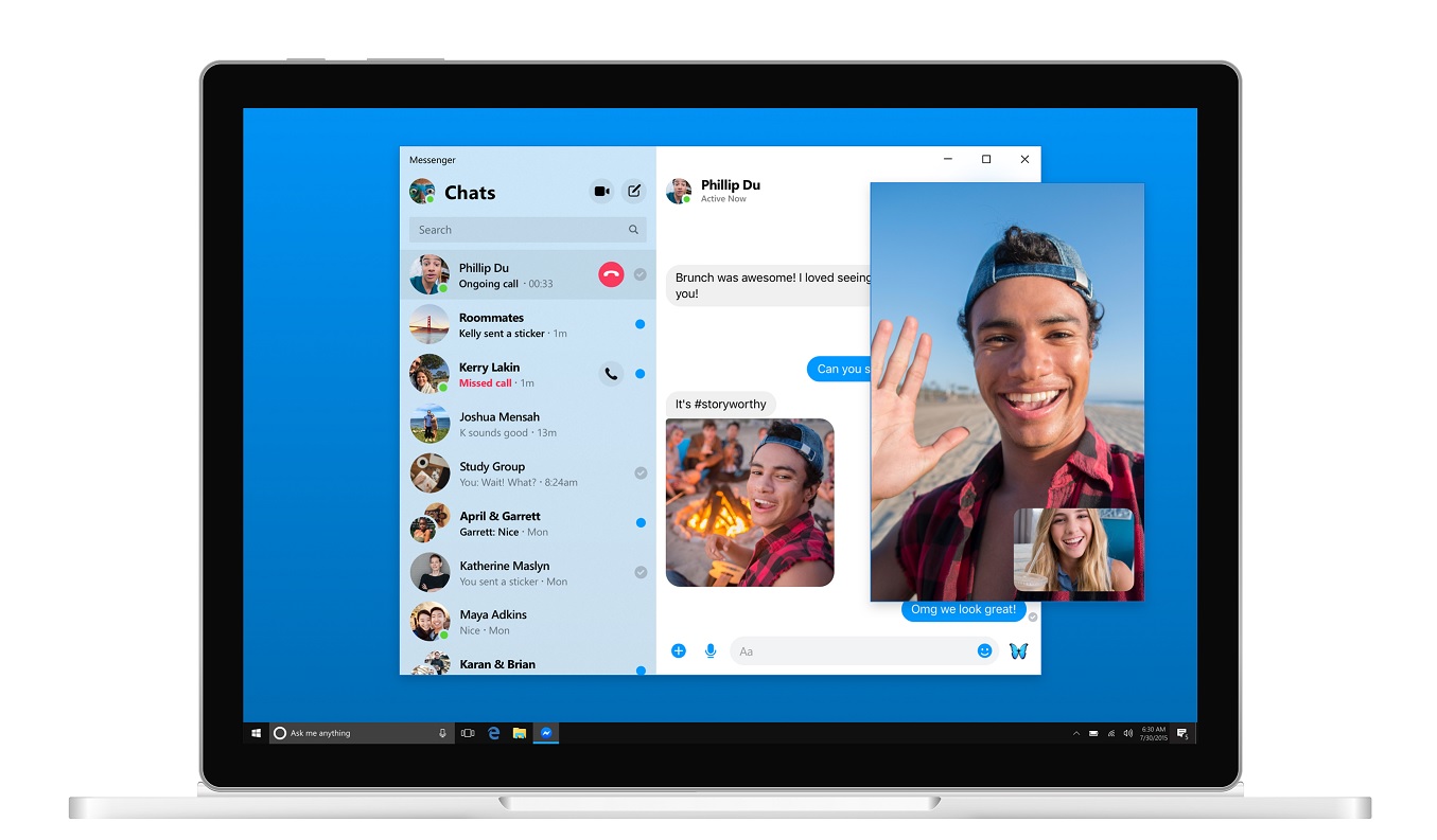 facebook messenger app windows 10