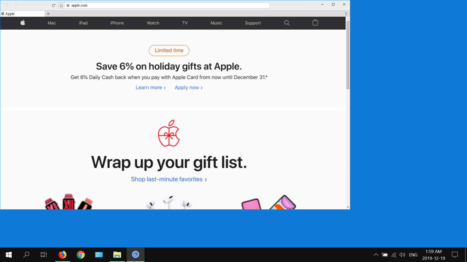 safari for windows 10