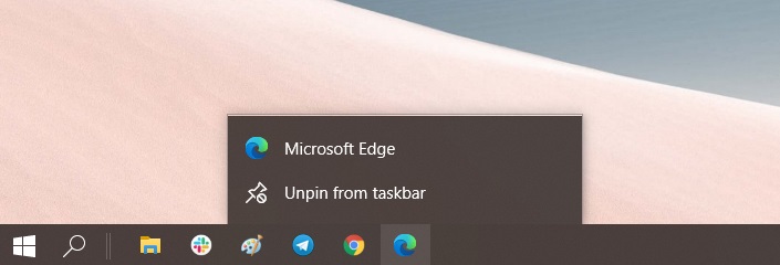 microsoft edge download bar at bottom