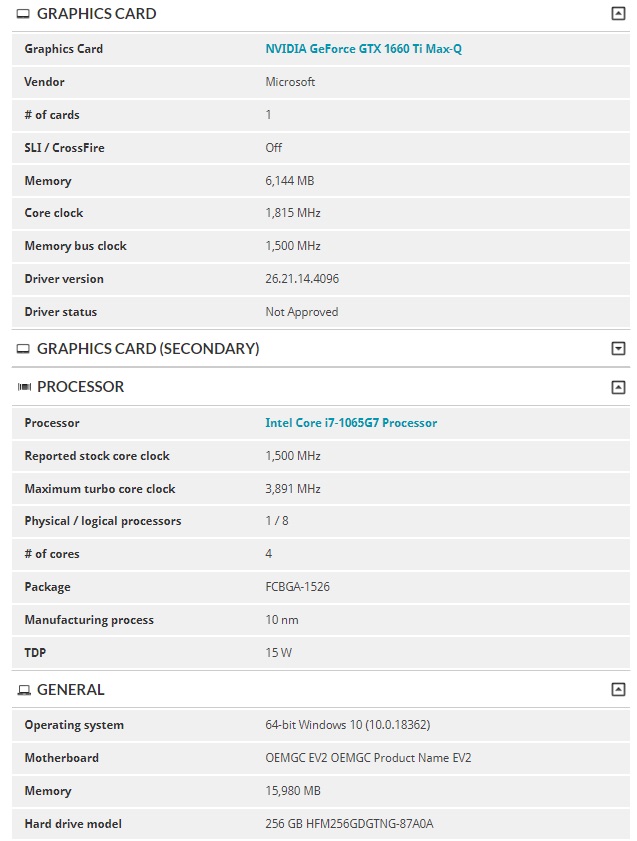 Surface Book 3 benchmark