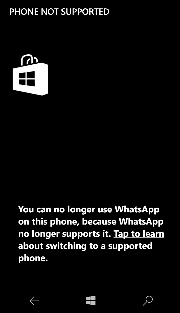 WhatsApp for Windows Phone