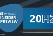 Windows 10 20H2 preview