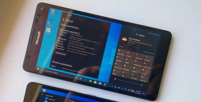 Windows 10 ARM for phone