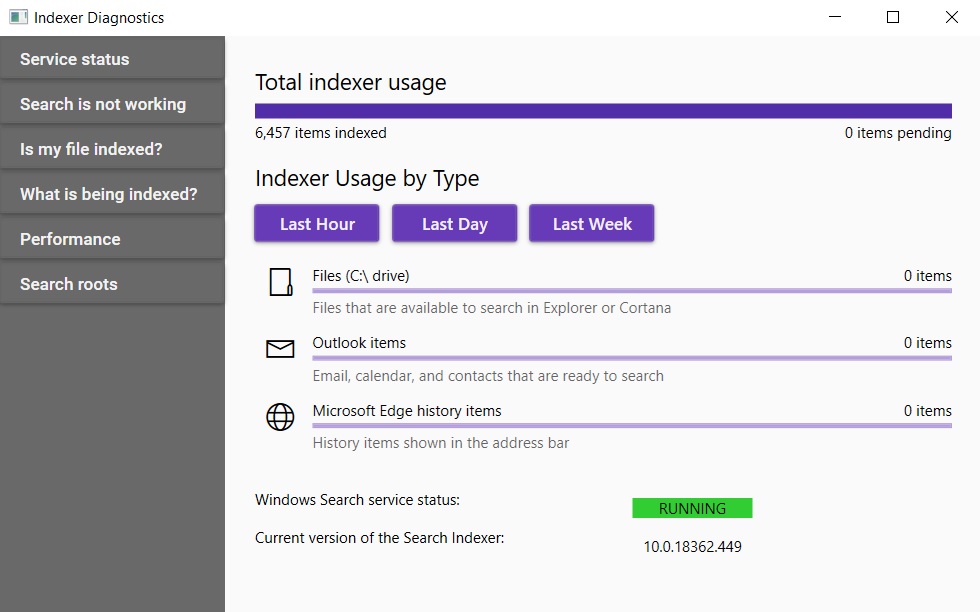 Windows Search indexer