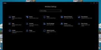 Windows Settings