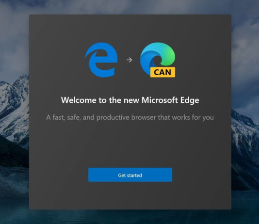 Microsoft Edge update