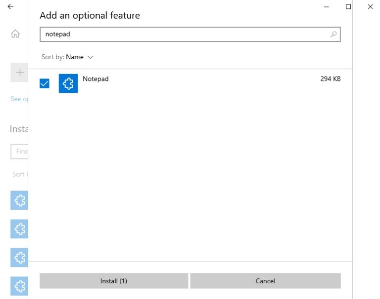 notepad widget windows 10