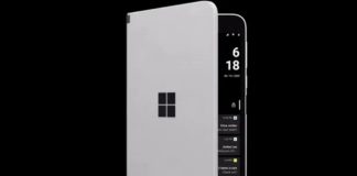 Surface Duo peek view