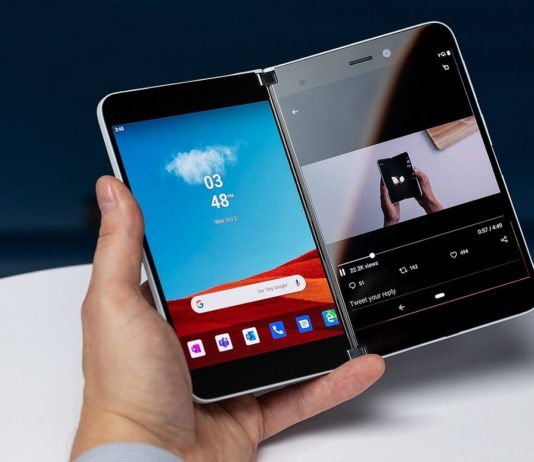 Surface Duo phone