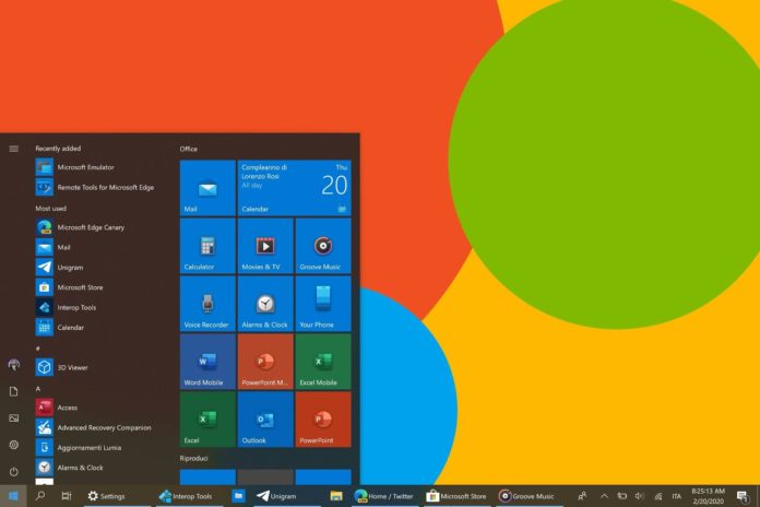 Windows 10 icons