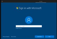Windows 10 microsoft account