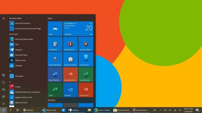 Windows 10 modern icons