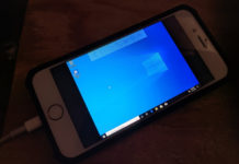 Windows 10 on iPhone