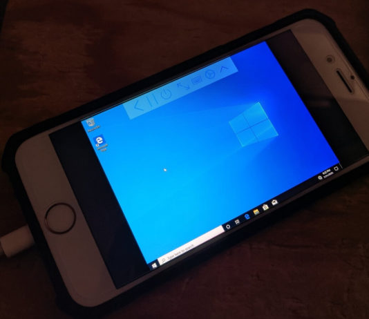 Windows 10 on iPhone