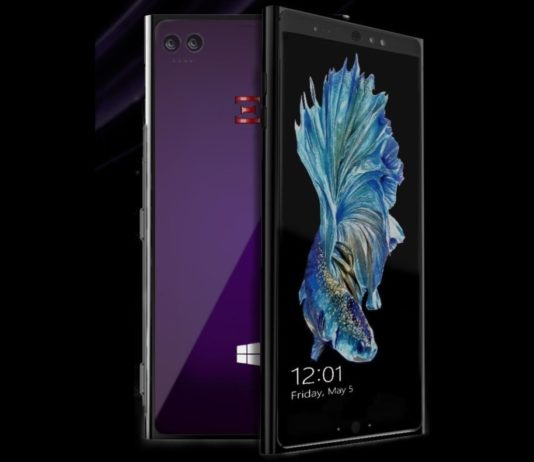 This is a Windows 10 phone that can run Android apps Windows 10 phone