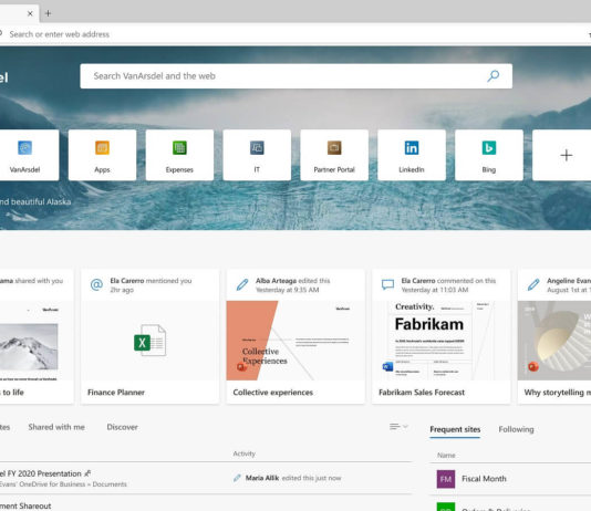 Microsoft Edge preview