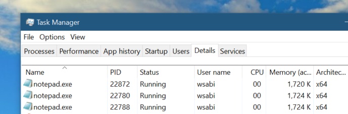 Task Manager architecture