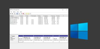Windows 10 Disk Management