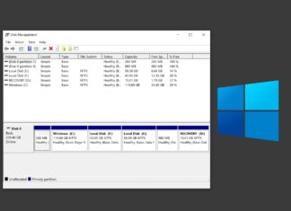 Windows 10 Disk Management