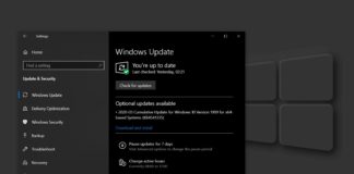 Windows 10 KB4541335 update