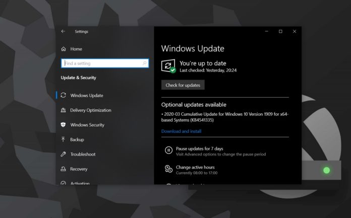 Windows 10 monthly updates