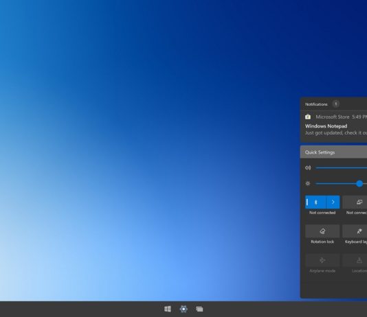 Windows 10X desktop