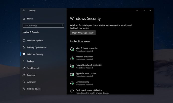 Windows Security