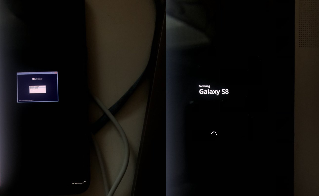 Galaxy S8 with Windows 10