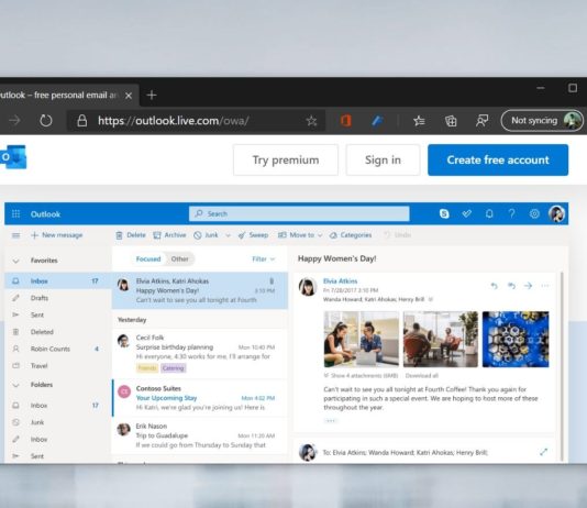 Microsoft Edge outlook