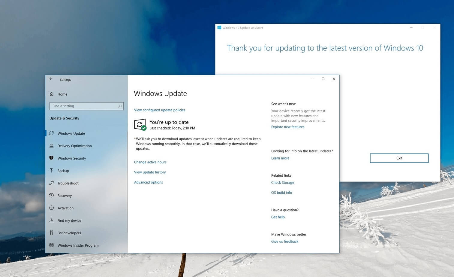 Windows 10 May 2020 Update