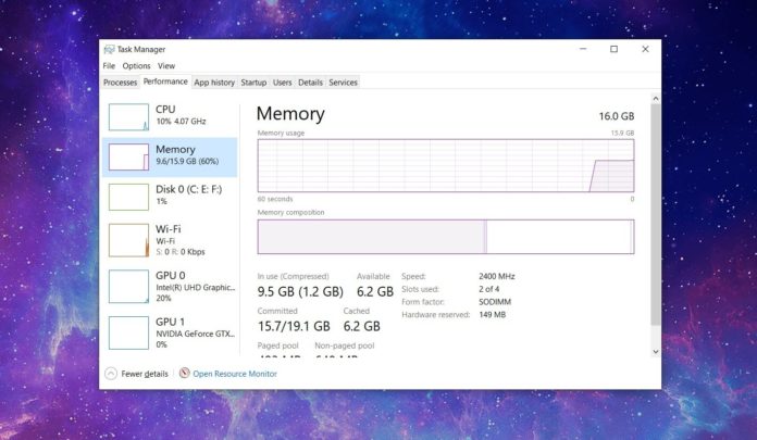 Windows 10 Task Manager