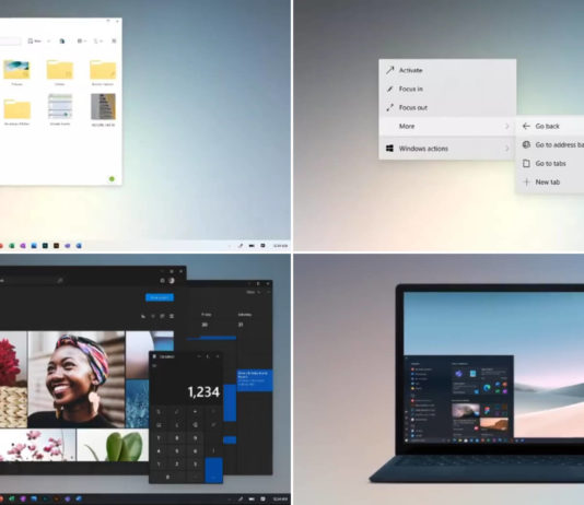 Windows 10 concept