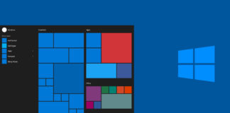 Windows 10 update Start menu