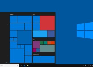 Windows 10 update Start menu