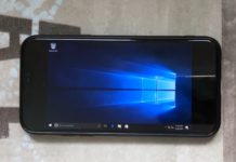 iPhone X with Windows 10