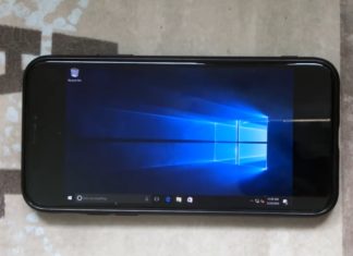iPhone X with Windows 10