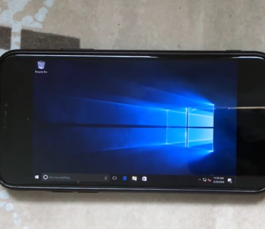 iPhone X with Windows 10