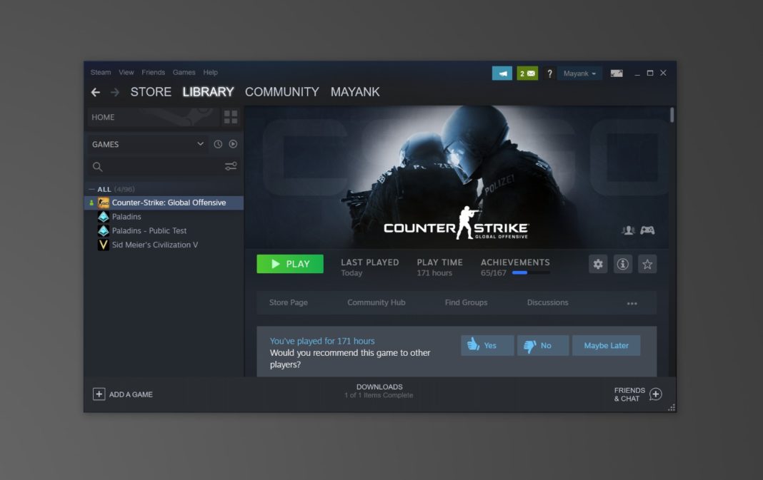 CSGO is crashing with Pure server error on Windows