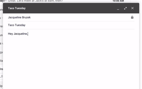 Gmail smart compose