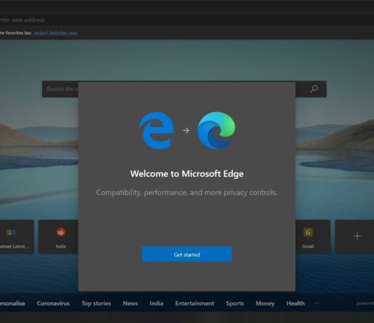 New Microsoft Edge