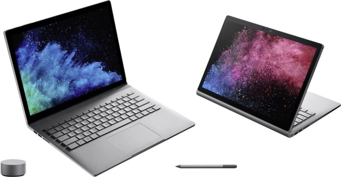Surface Book 2 device