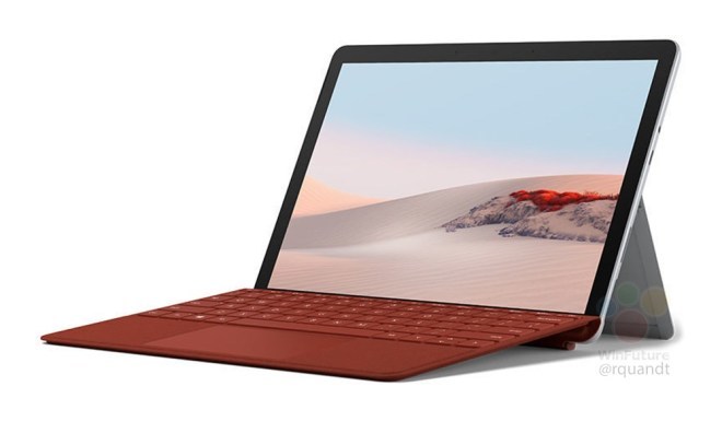 Surface Go 2 red render