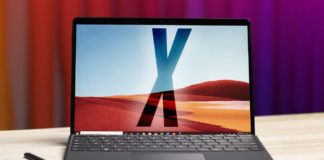 Surface Pro X with Windows 10