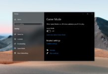 Windows 10 Game Mode