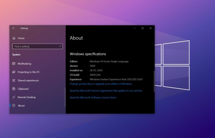 Windows 10 May 2020 Update issues